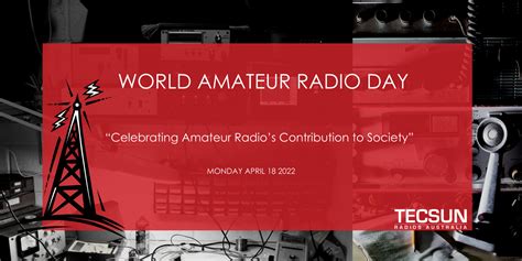 World Amateur Radio Day April 18 2022 Tecsun Radios Australia