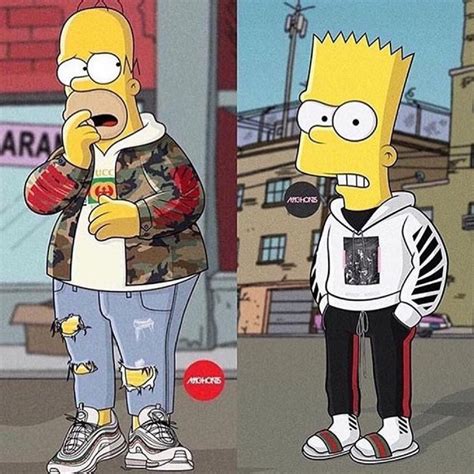 Bart and lisa simpson homer simpson arte dope. Pin on Wallpapers