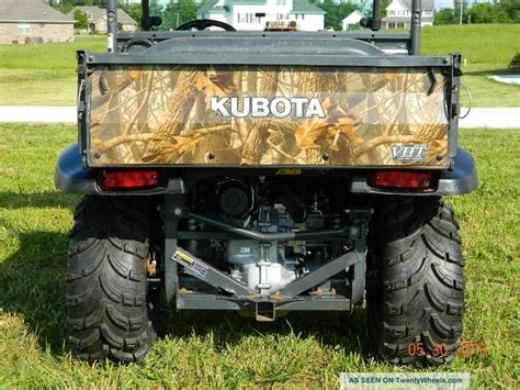 2010 Kubota Rtv 500 4x4 Utv Dump Bed Camo Ranger Rhino Mule Utility