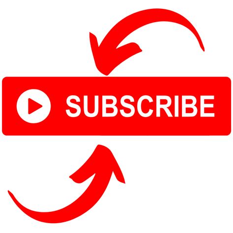 A Red Sign That Says Subscibe With An Arrow Pointing To The Word Subscibe