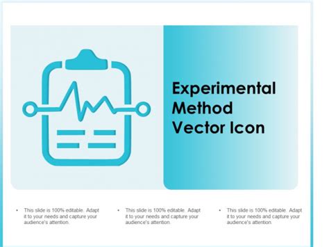 Experimental Method Vector Icon Ppt Powerpoint Presentation Slides