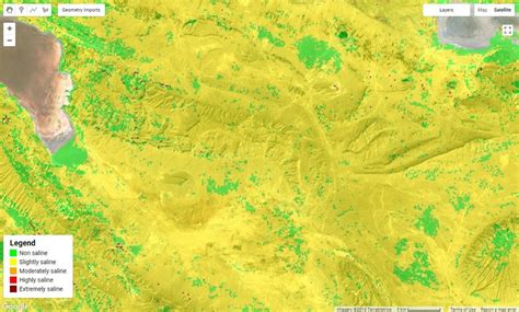 Soil Salinity Maps Upper From 2000 And Lower From 2016 Of The