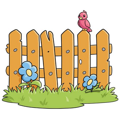 How To Draw A Fence Really Easy Drawing Tutorial