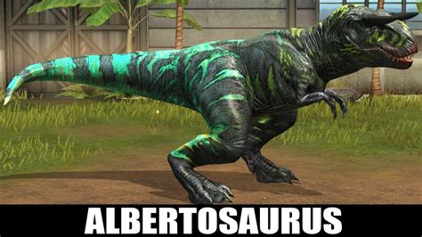 Albertosaurus Max Level 40 Jurassic World The Game Youtube