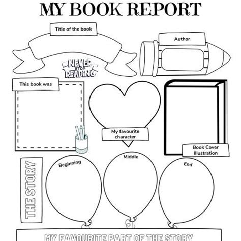 Book Review Template Ks2 Great Reading And Writing Activity For Kids