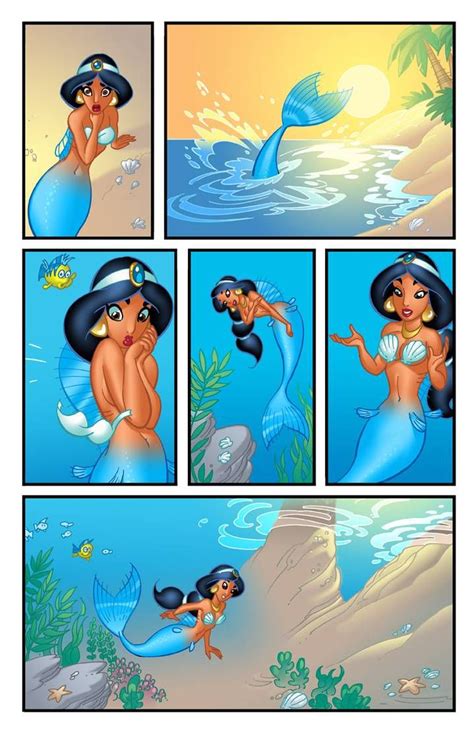 Jasmine Mermaid Transformation Part 3 By TackTheCobbler1 On DeviantArt