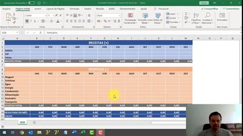 Planilha De Controle Financeiro No Excel Domine Seu Computador Vrogue