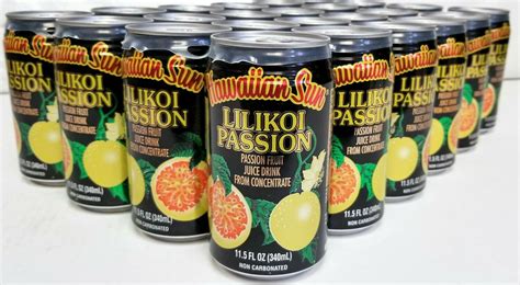 Hawaiian Sun Drink Lilikoi Passion 11 5 Oz Pack Of 24