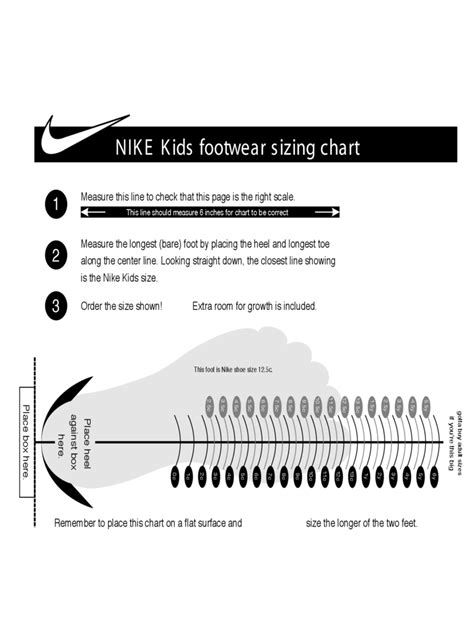 Buy Nike Jordan Sizing Chart In Stock