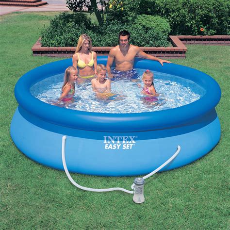 Alongside the swimming pool is a sauna for users to relax in after their swim. Intex 10' x 30" Easy Set Pool | Easy Set | Splash Super Center