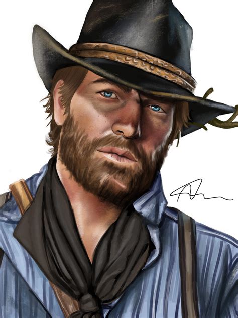 Arthur Morgan Red Dead Redemption 2 Digital Art By Marvelassassin On Deviantart