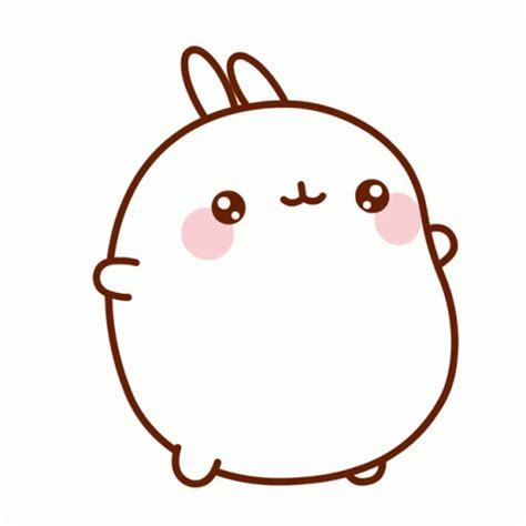 Happy Molang Sticker Happy Molang Excited Discover Share GIFs