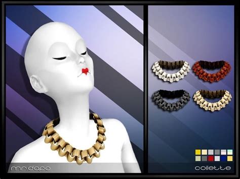 Mrdapos Coilette Necklace Necklace Sims 4 Womens Necklaces