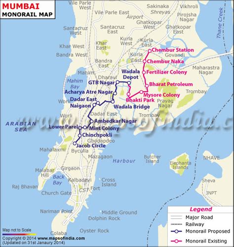 Mumbai Monorail Map