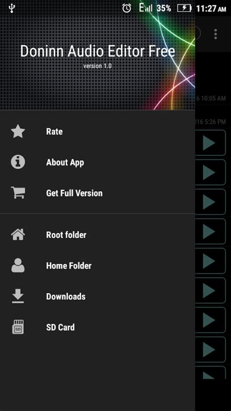 The interface is intuitive and easy to use, which gives you an opportunity to navigate the program quickly and easily. Doninn Audio Editor APK for Android - Download