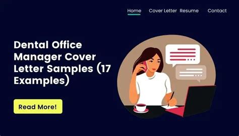 Dental Office Manager Cover Letter Samples Examples Unleash Cash