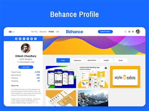 Behance Profile By Dinesh Chaudhary On Dribbble
