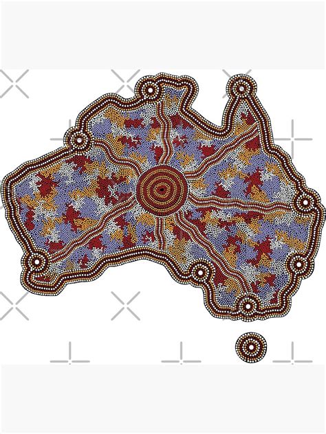 Authentic Aboriginal Art Aboriginal Australia Poster For Sale By