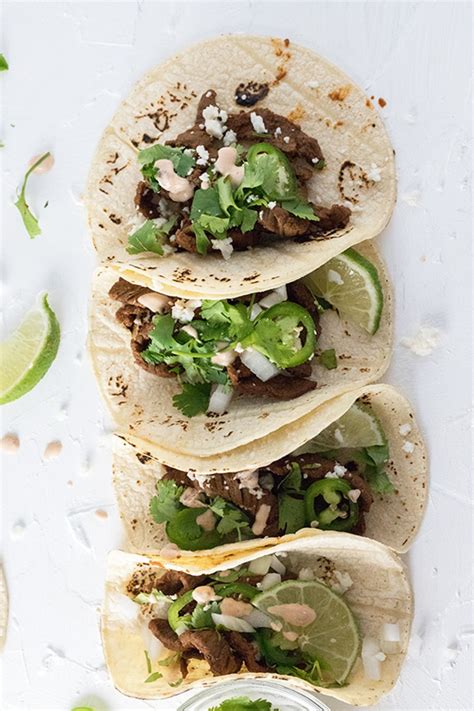 Easy Steak Tacos With Chipotle Creama The Home Cooks Kitchen