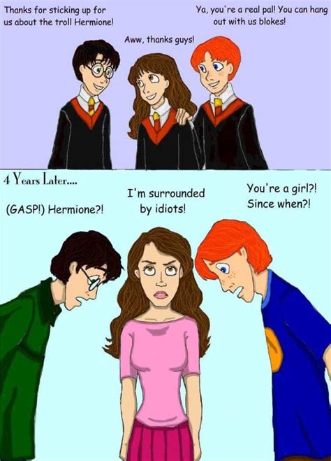 She S A Girl By ~dkcissner On Deviantart Look At My Romione´s Board Too Harry Potter Comics