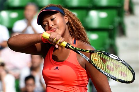 Naomi osaka wins her fourth grand slam title after taking down jennifer brady in straight sets. Naomi-Osaka-Sweating • iOS Mode