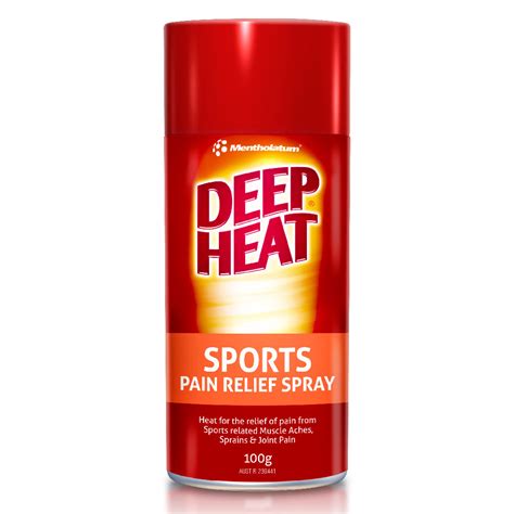 Deep Heat Sports Pain Relief Spray Deep Heat Australia