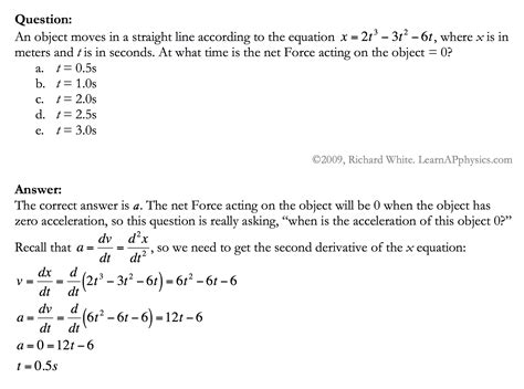 Learn Ap Physics Kinematics