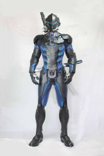 Overwatch Genji Carbon Fiber Skin Cosplay Armor Buy