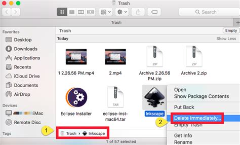 how to easily and completely uninstall inkscape on mac？