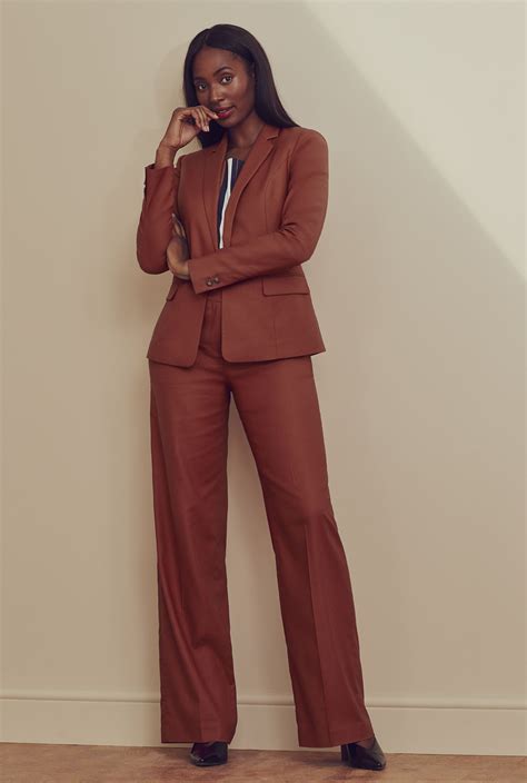 Natural Blend Stretch Wide Leg Suit Trouser Long Tall Sally