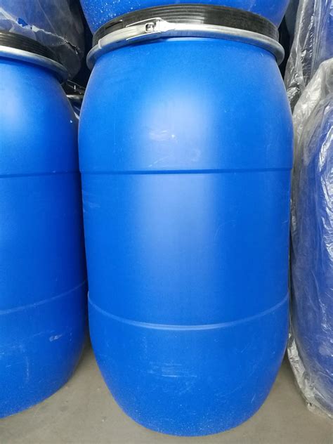 120l Hdpe Food Grade Plastic Barrel Drum With Screw Lid And Metal Ring