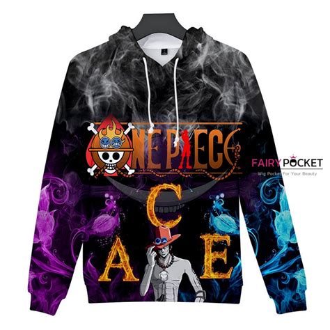 One Piece Portgas D Ace Hoodie Fairypocket Wigs