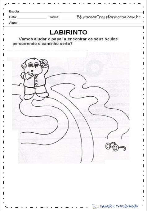 Check spelling or type a new query. Atividade dia dos pais educação infantil - Labirinto ...