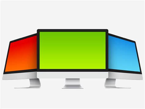 Macbook pro & imac high resolution free mockup template is simple and comes in high resolution psd. iMac PSD Mockup Templates - FreebiesXpress