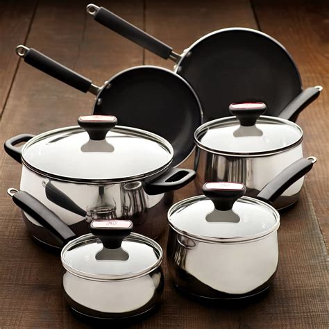 A rep for the network says they have concerns. 12 Piece Nonstick Cookware Set Stainless Steel Aluminum ...