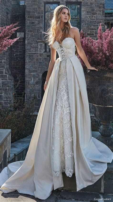 Galia Lahav Bridal Spring 2017 Strapless Sweetheart Corset Bodice Aline Wedding Dress Guerlain