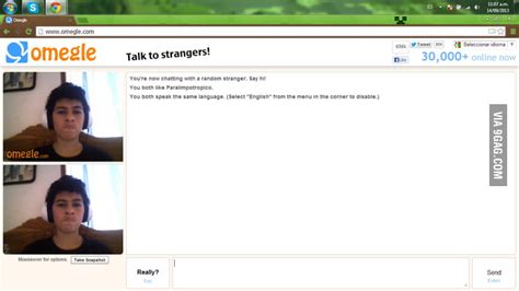 i was in omegle when suddenly 9gag