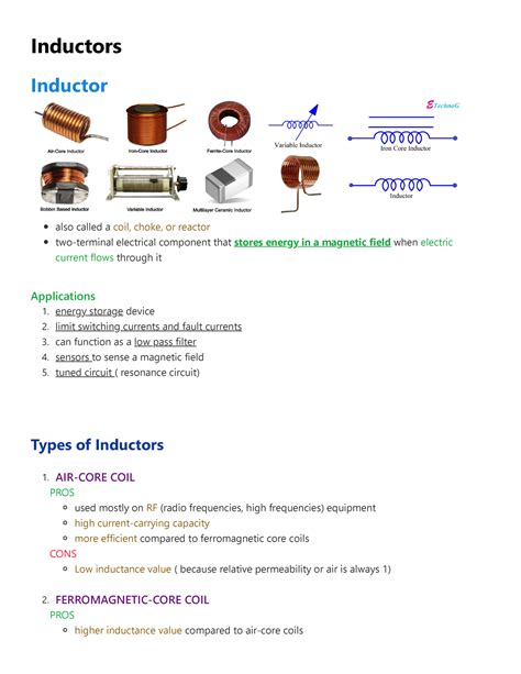 Inductors Everything You Need To Know Inductors Inductor Applications Types Of Inductors