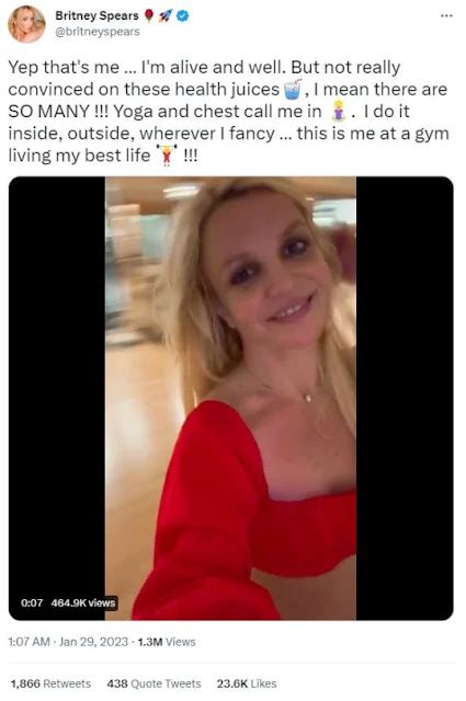 Britney Spears Confirms She Is Alive And Well After Worrying Fans By Deleting Her Instagram