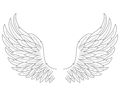 Angel Wings Pencil Drawing At Getdrawings Free Download