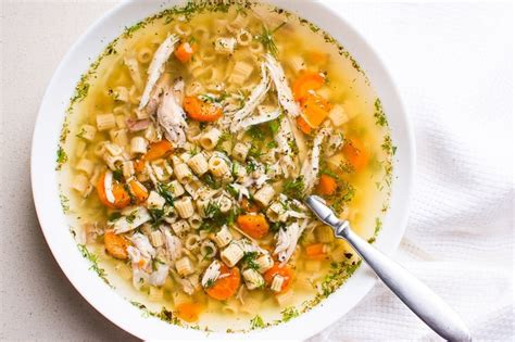Pour chicken broth into the pot; Chicken Noodle Soup In Power Quickpot : Instant Pot ...