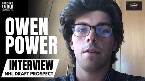 Owen Power Talks Michigan Wolverines Hockey 2021 Nhl Draft Nhl