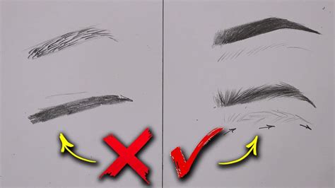 Doanddont How To Draw Eyebrow Correctly Draw Eyebrow Step By Step