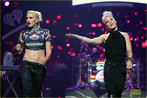 Pink And Gwen Stefani Iheartradio Festival Collaboration Photo 2726040