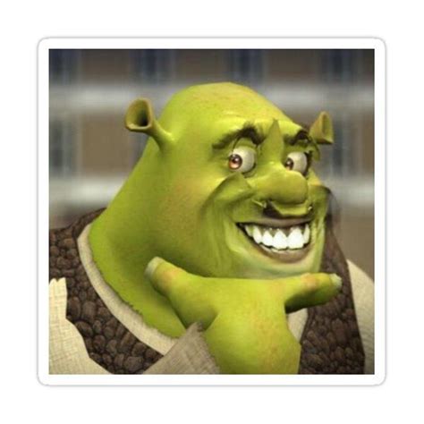 Shrek Never Misses Huh Sticker By Asianqueen In 2021 Shrek Shrek