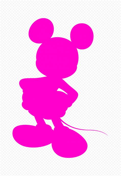 Mickey Mouse Silhouette Logo Clipart
