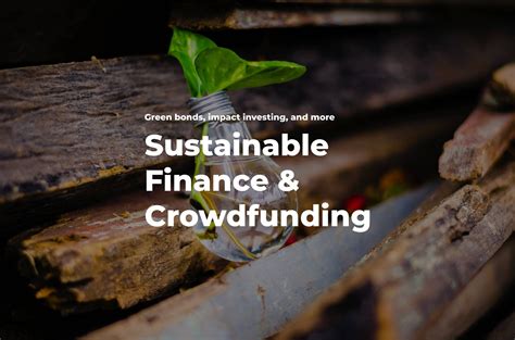 Renewed Sustainable Finance Strategy And Crowdfunding
