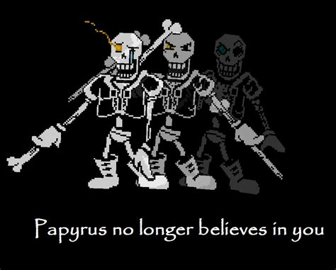 Papyrus no longer believes in you...|UT Wallpaper by Master7X on DeviantArt