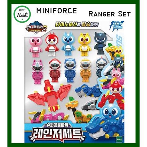 Miniforcekorea Miniforce Figure Ranger Set Mini Force Volt Sammy