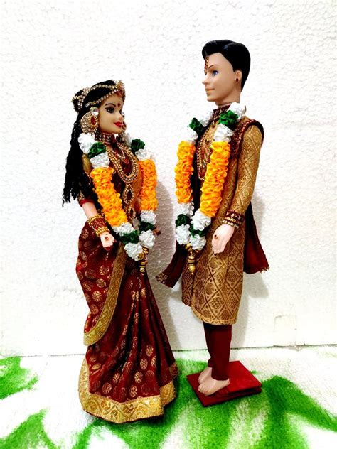 Wedding Doll Indian Style Wedding Doll Bride Doll Bride Groom Doll Set At Rs 2100piece